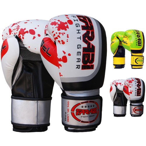 Farabi leather boxing gloves - boxing,