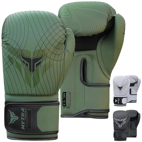 Mytra leather boxing gloves - leather,