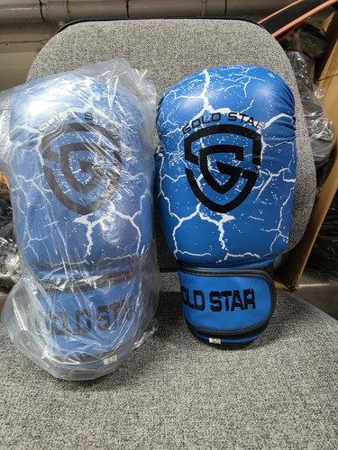 16oz boxing gloves - boxing, blue