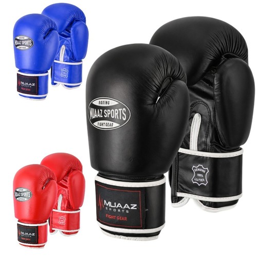 Boxing gloves genuine leather - genuine,
